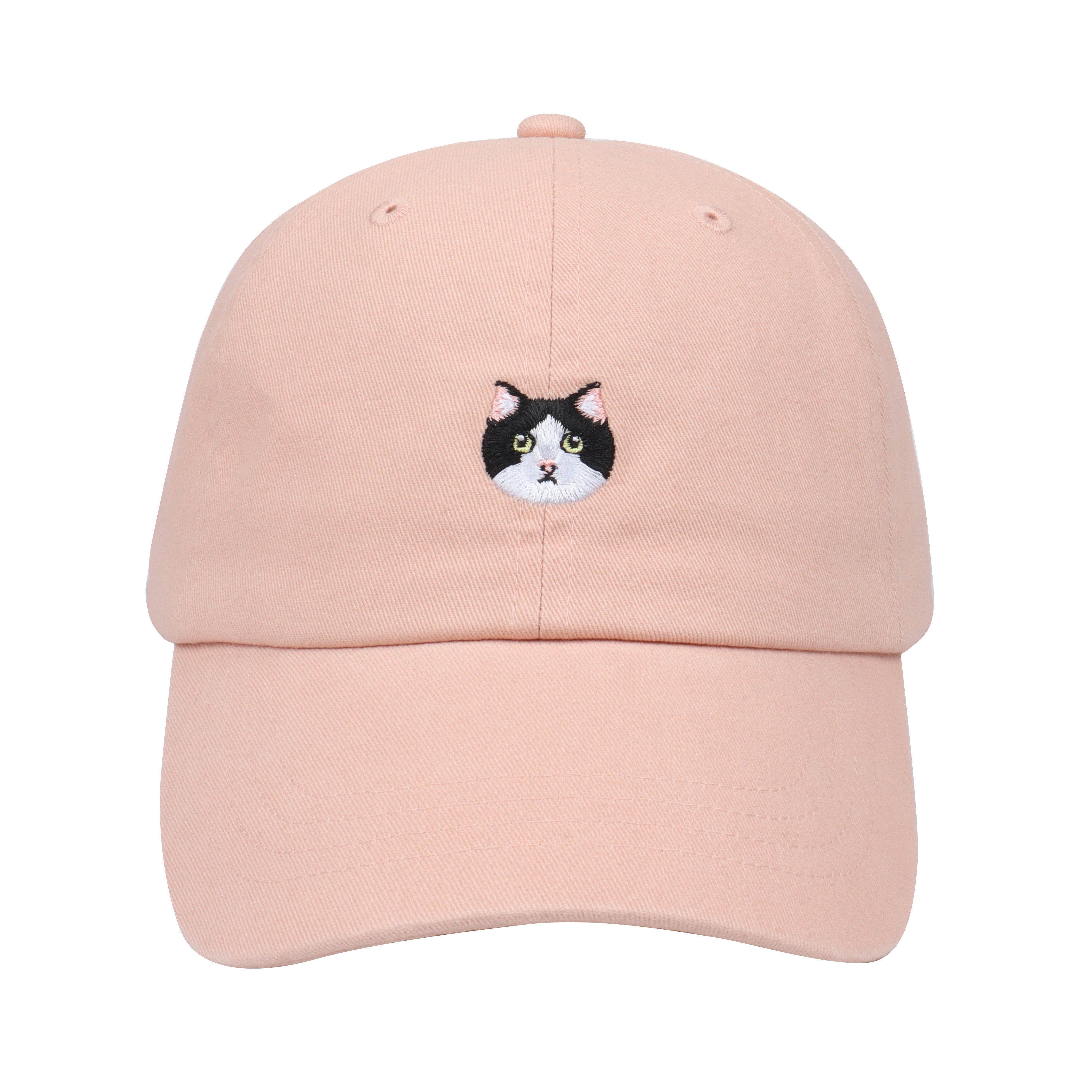 HatphileTuxedoCatPinkDadCapbas