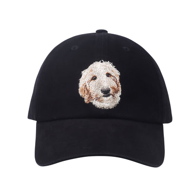 HatPhile Doodle Dog Embroidery Baseball Cap – Adjustable Cotton Hat for Dog Lovers