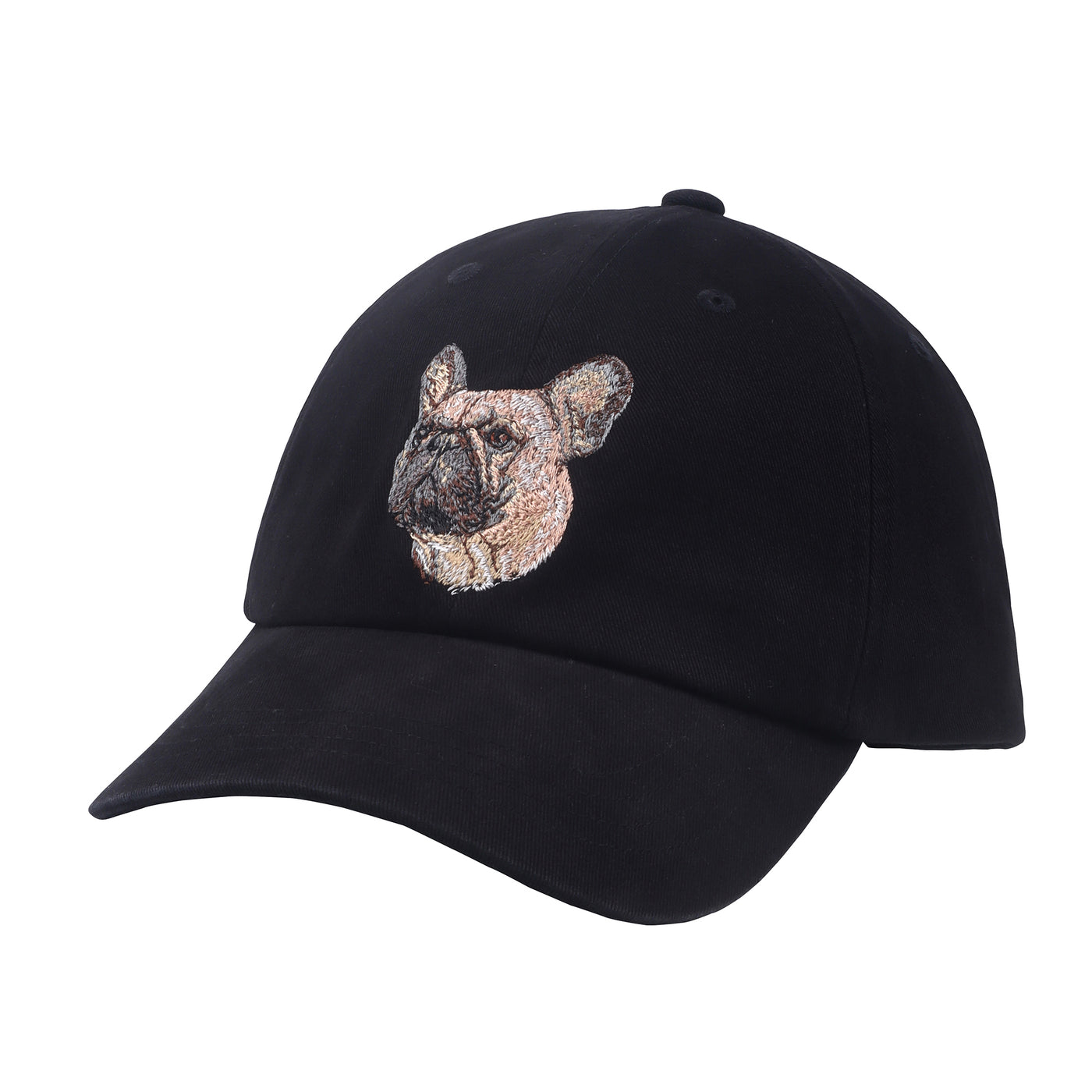 HatPhile French Bulldog Embroidery Baseball Cap – Adjustable Cotton Hat for Bulldog Enthusiasts