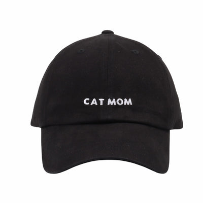 Hatphile Cat Mom Soft Baseball Cap