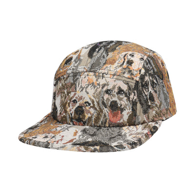 HatPhile Unique Dog Jacquard 5-Panel Hat