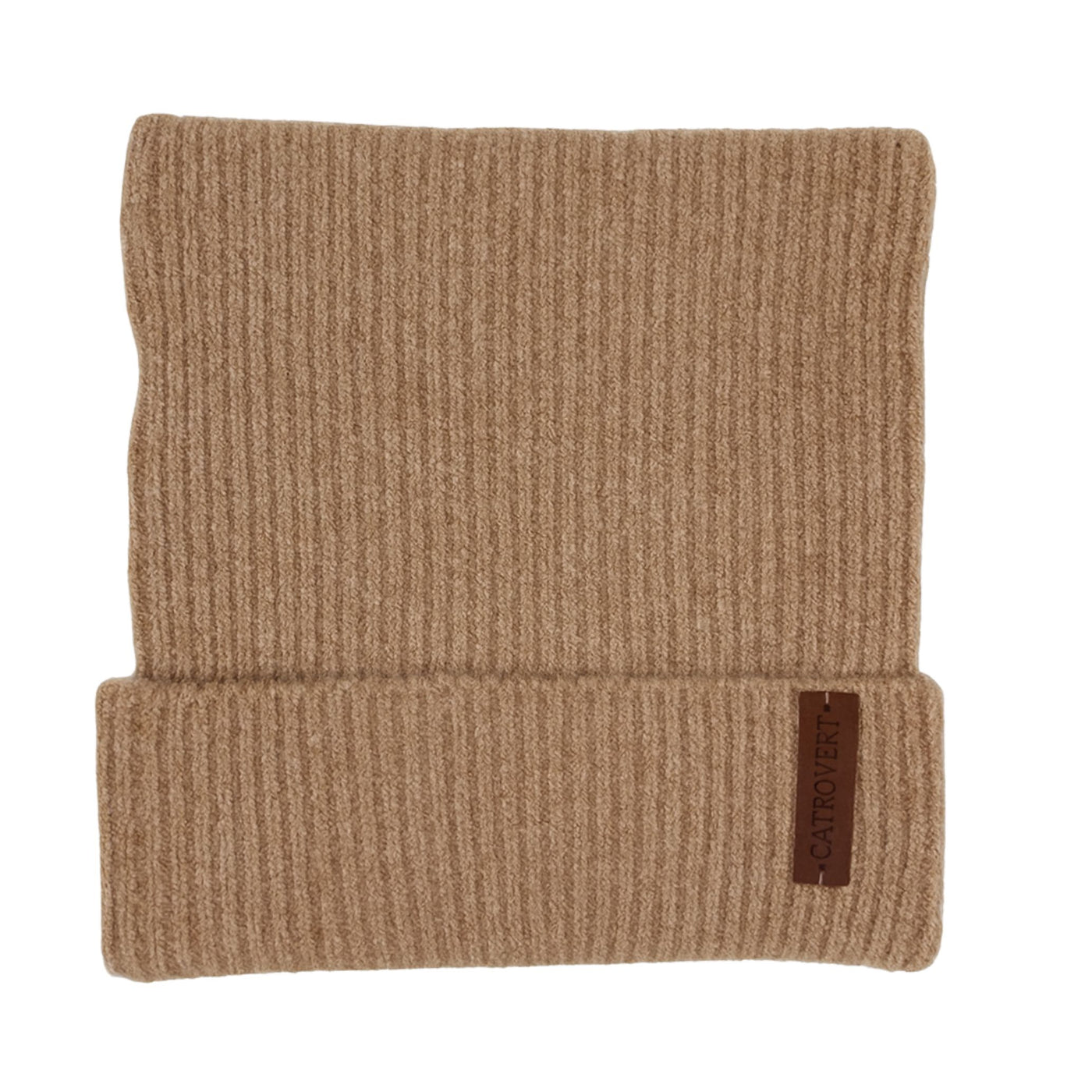 HatPhile Catrovert Cat-Ear Square Ribbed Beanie