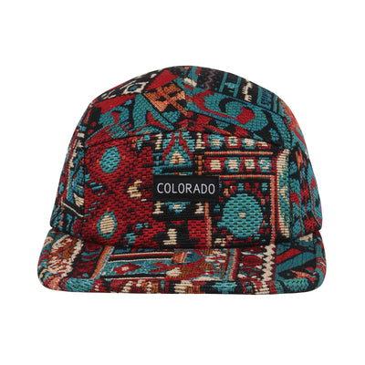 HatPhile Chenille Red Tapestry 5-Panel Hat – Colorado Edition