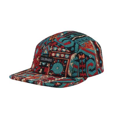 HatPhile Chenille Red Tapestry 5-Panel Hat – Colorado Edition