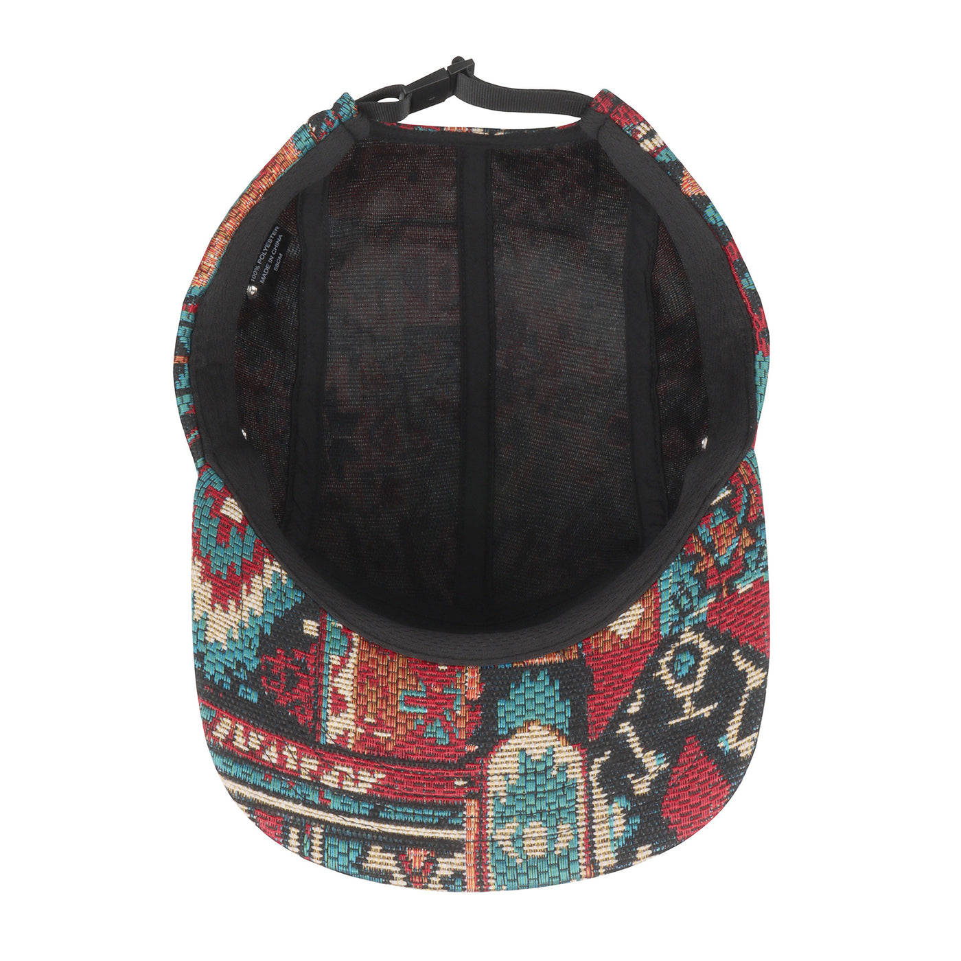 HatPhile Chenille Red Tapestry 5-Panel Hat – Lowkey Edition