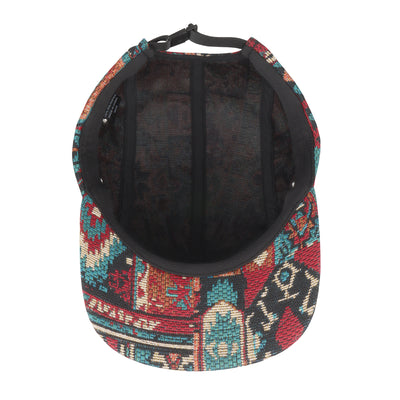 HatPhile Chenille Red Tapestry 5-Panel Hat – Lowkey Edition