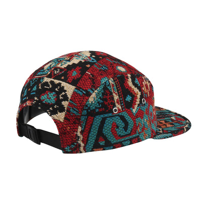 HatPhile Chenille Red Tapestry 5-Panel Hat – Lowkey Edition