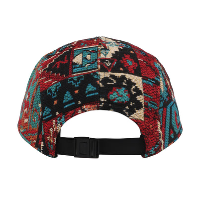 HatPhile Chenille Red Tapestry 5-Panel Hat – Lowkey Edition