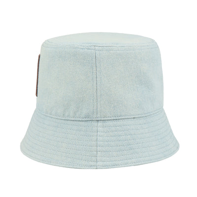 HatPhile Matsumoto Hoji Frog Patch Light Blue Denim Bucket Hat