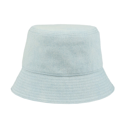 HatPhile Matsumoto Hoji Frog Patch Light Blue Denim Bucket Hat