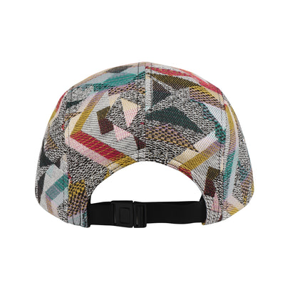 HatPhile Patchwork Jacquard 5-Panel Hat – CatDad Edition