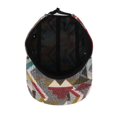 HatPhile Patchwork Jacquard 5-Panel Hat – CatDad Edition