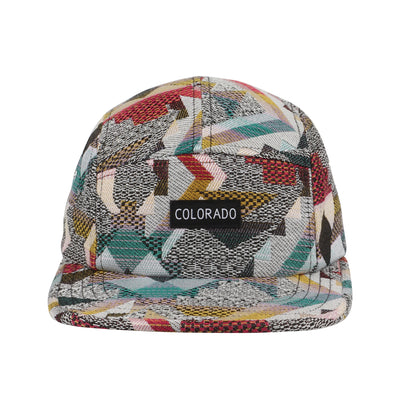 HatPhile Patchwork Jacquard 5-Panel Hat – Colorado Edition
