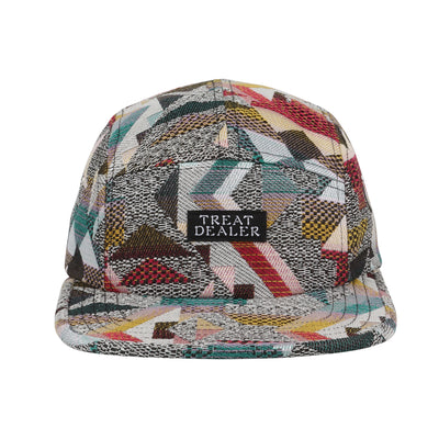 HatPhile Patchwork Jacquard 5-Panel Hat – Treat Dealer Edition