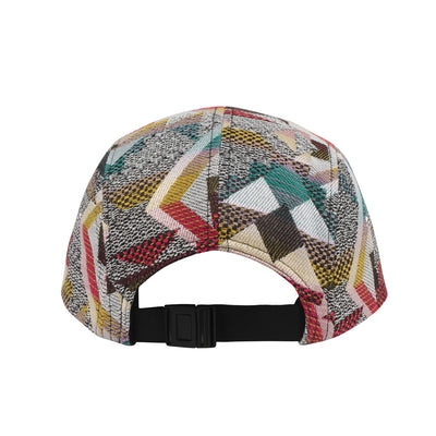HatPhile Patchwork Jacquard 5-Panel Hat – Dog Dad Edition