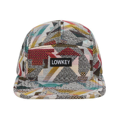 HatPhile Patchwork Jacquard 5-Panel Hat – Lowkey Edition