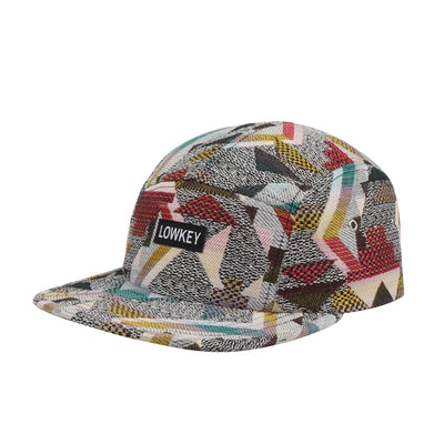 HatPhile Patchwork Jacquard 5-Panel Hat – Lowkey Edition