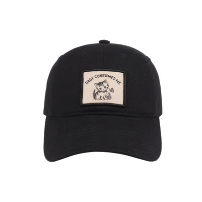 HatPhile “Rage Consumes Me” Cat Patch Cap