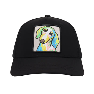 HatPhile Trucker Hat – Dachshund Patch Front with Mesh Back