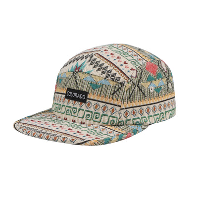 HatPhile Trendy Aztec Pattern 5-Panel Hat – Colorado Edition