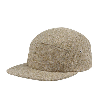 HatPhile Urban Weave 5-Panel Hat – Modern Minimalist Texture for Everyday Streetwear