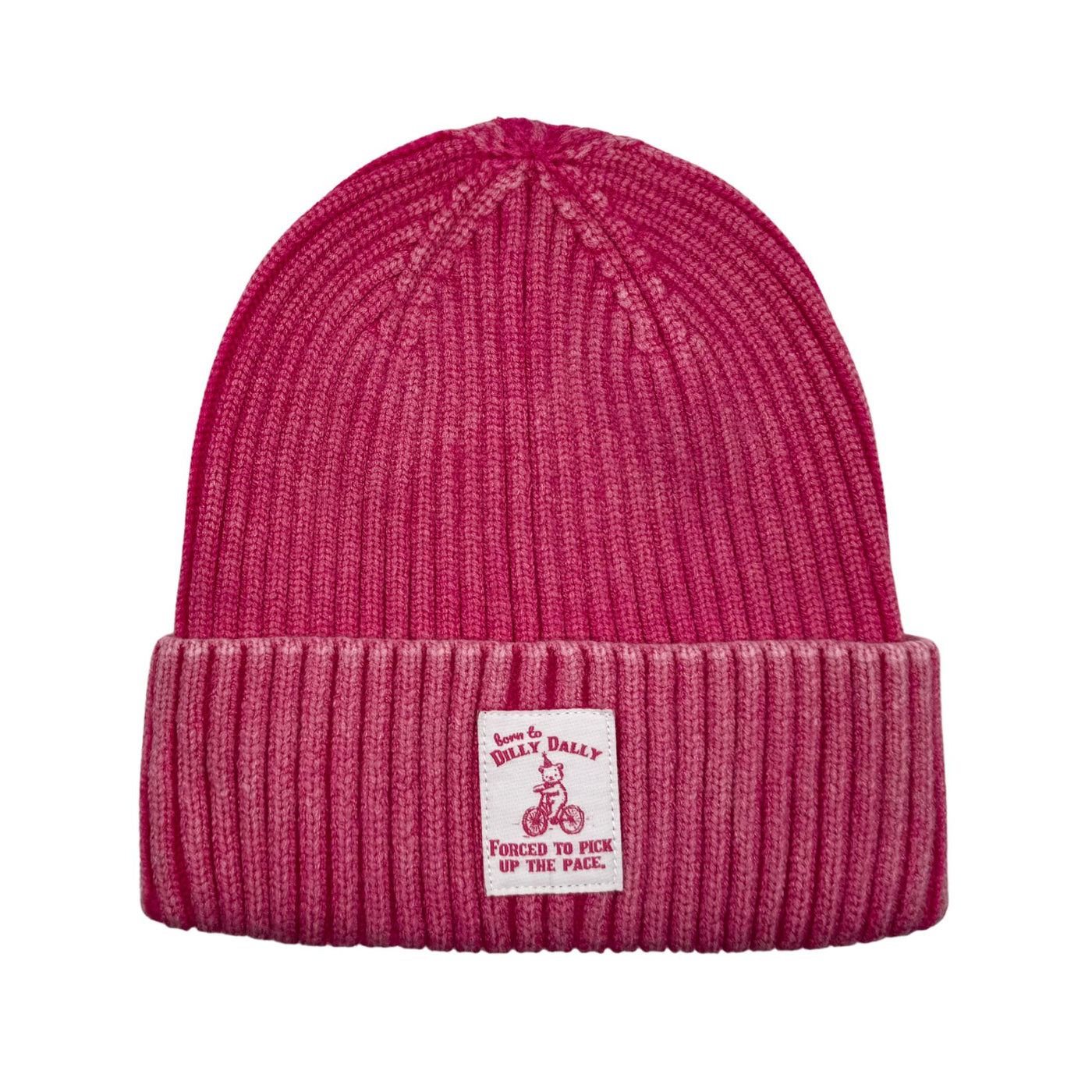HatPhile “Born to Dilly Dally” Pink Beanie — For the Slow & Unbothered