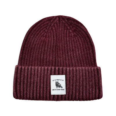 HatPhile “It Is What It Is (And It Is Not Great)” Beanie – Everyday Cozy with Honest Energy