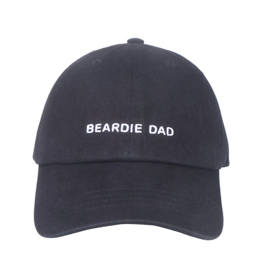 Hatphile Beardie Dad Soft Black Cap