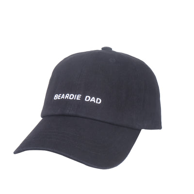 Hatphile Beardie Dad Soft Black Cap