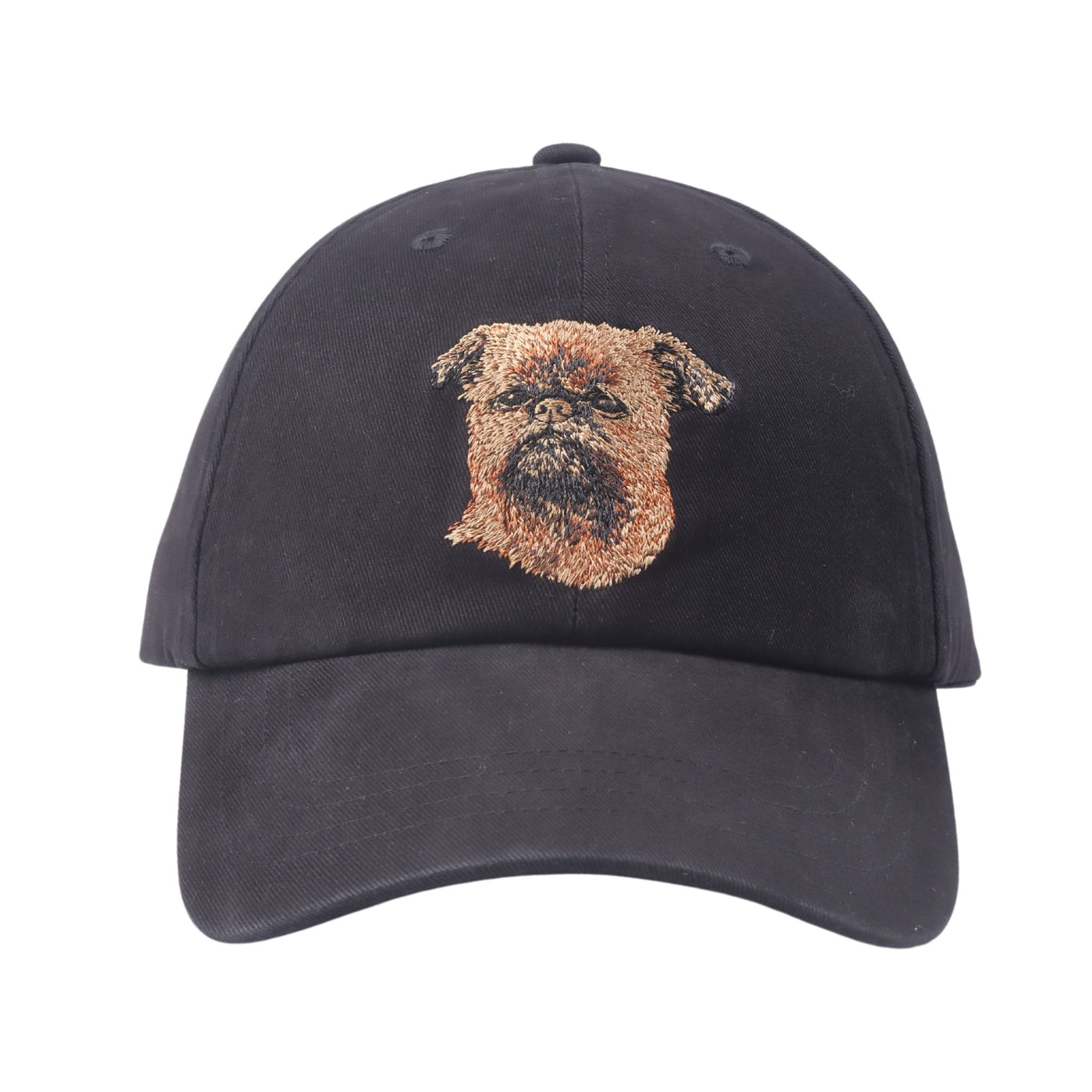 HatPhile Brussels Griffon Embroidery Soft Baseball Cap – Adjustable Cotton Hat for Griffon Lovers