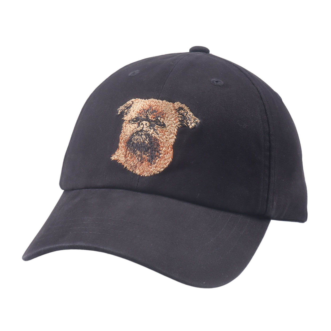 HatPhile Brussels Griffon Embroidery Soft Baseball Cap – Adjustable Cotton Hat for Griffon Lovers