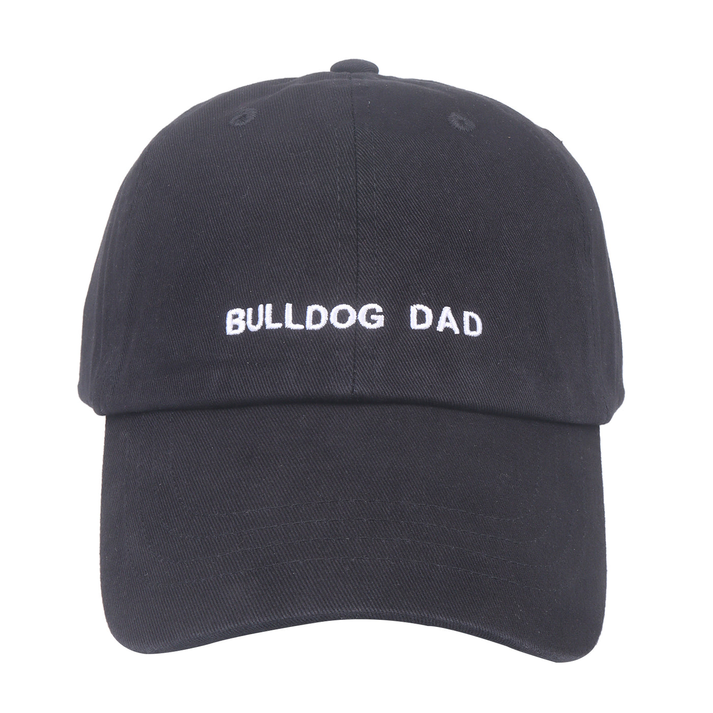 HatPhile Bulldog Dad Soft Baseball Cap – Adjustable Cotton Hat for Bulldog Dads