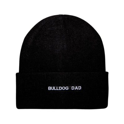 HatPhile Bulldog Mom & Bulldog Dad Embroidered Beanies – Celebrate Your Bulldog Bond in Style