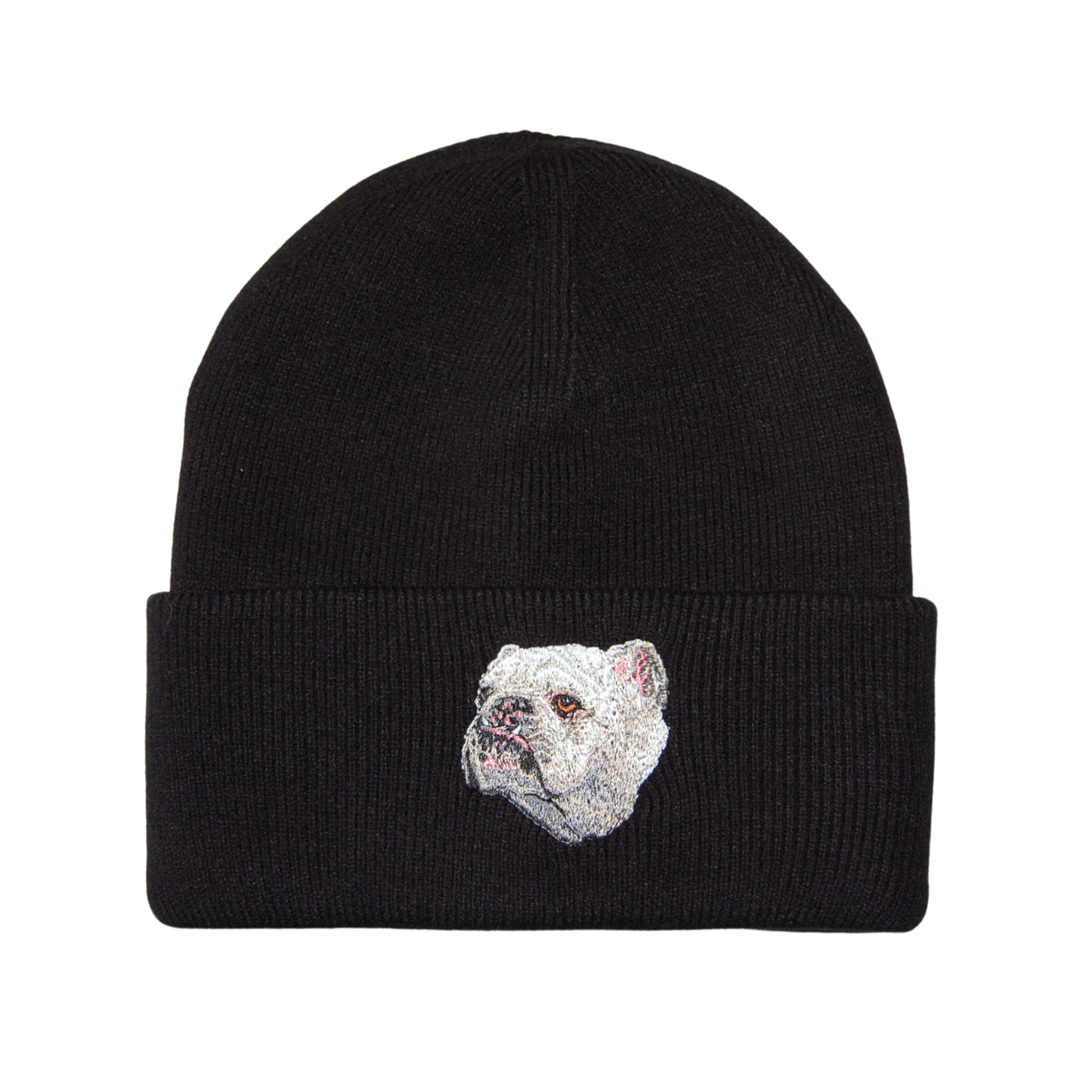 HatPhile Bulldog Embroidery Soft Beanie – Cozy Winter Toque