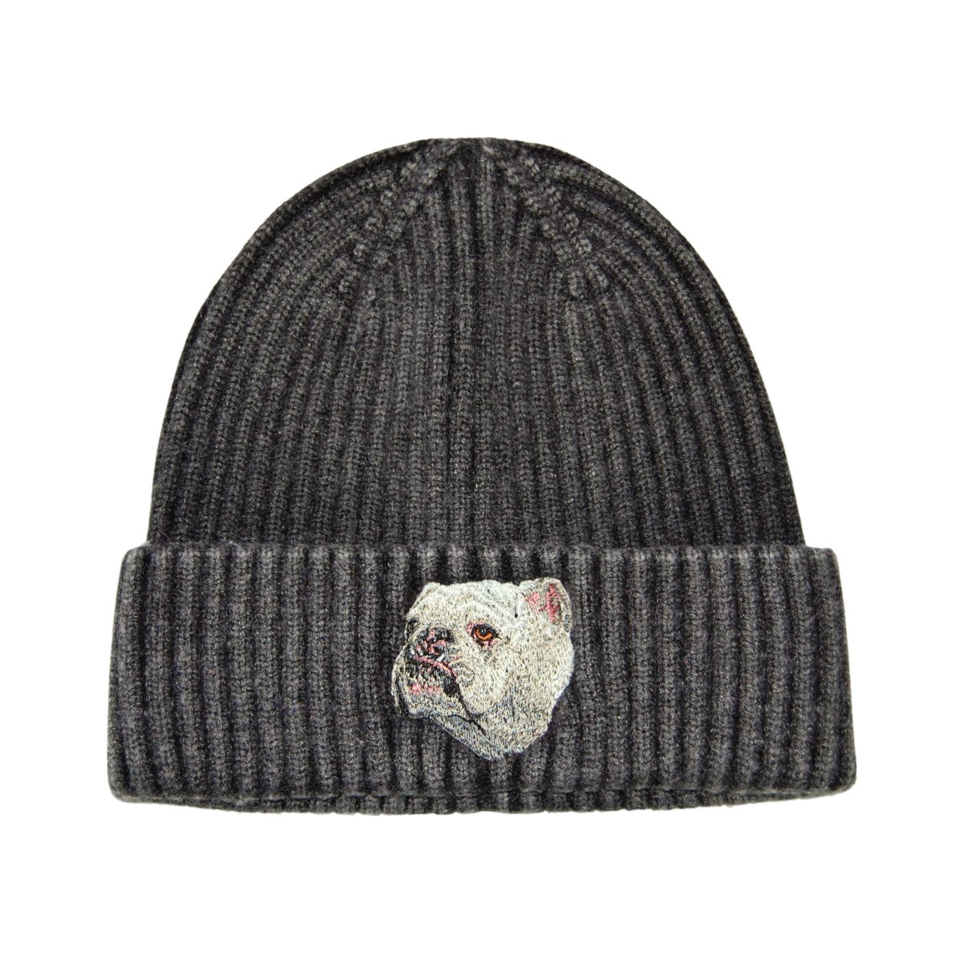 HatPhile Bulldog Embroidery Vintage Beanie – Cozy Winter Toque