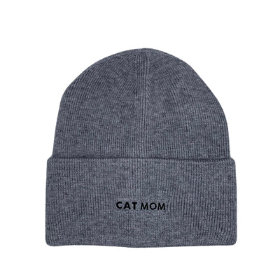 Hatphile Cat Mom Embroidery Beanie Toque