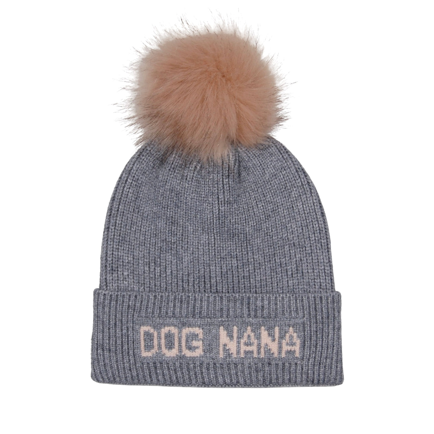 Hatphile Dog Nana Pompom Knit Beanie Toque