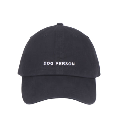 HatPhile Dog Person Baseball Cap - Embroidered Adjustable Hat for Dog Lovers