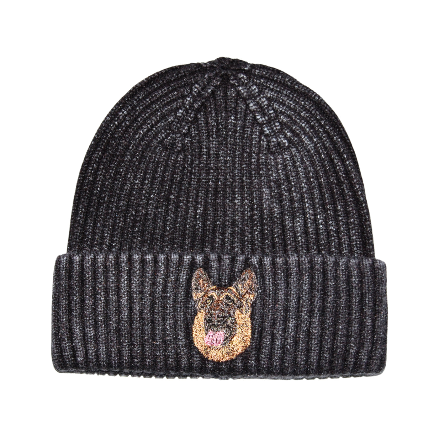 HatPhile German Shepherd Embroidered Knit Beanie – Stylish and Warm Winter Hat