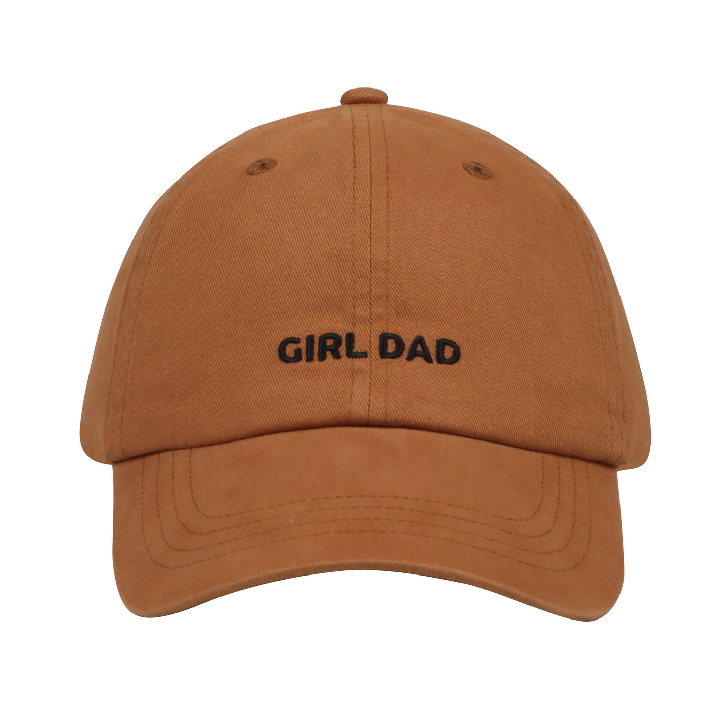 Hatphile Pre-washed Soft Cotton Girl Dad Embroidery Dad Hat Ball Cap