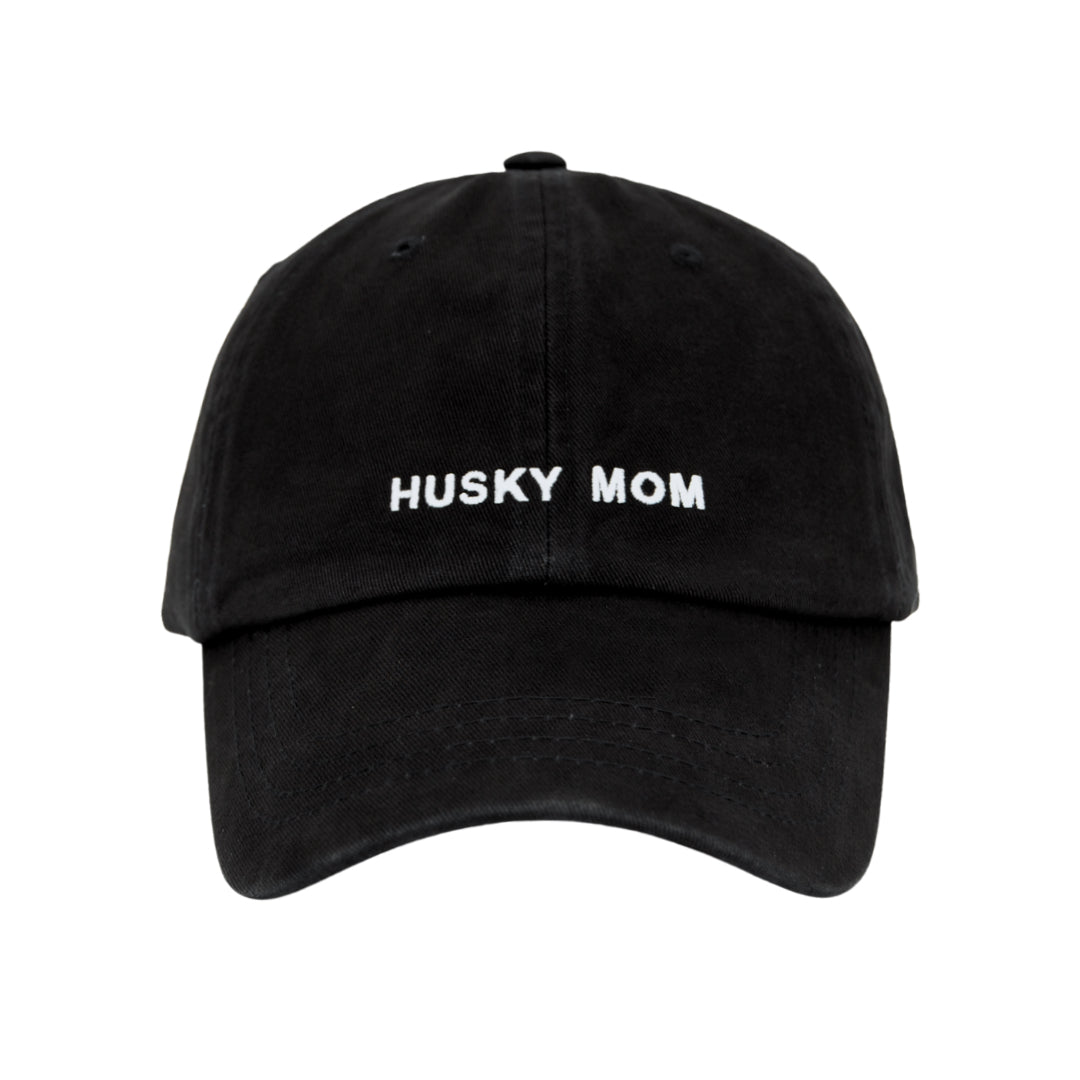 Hatphile Husky Mom Soft Baseball Cap