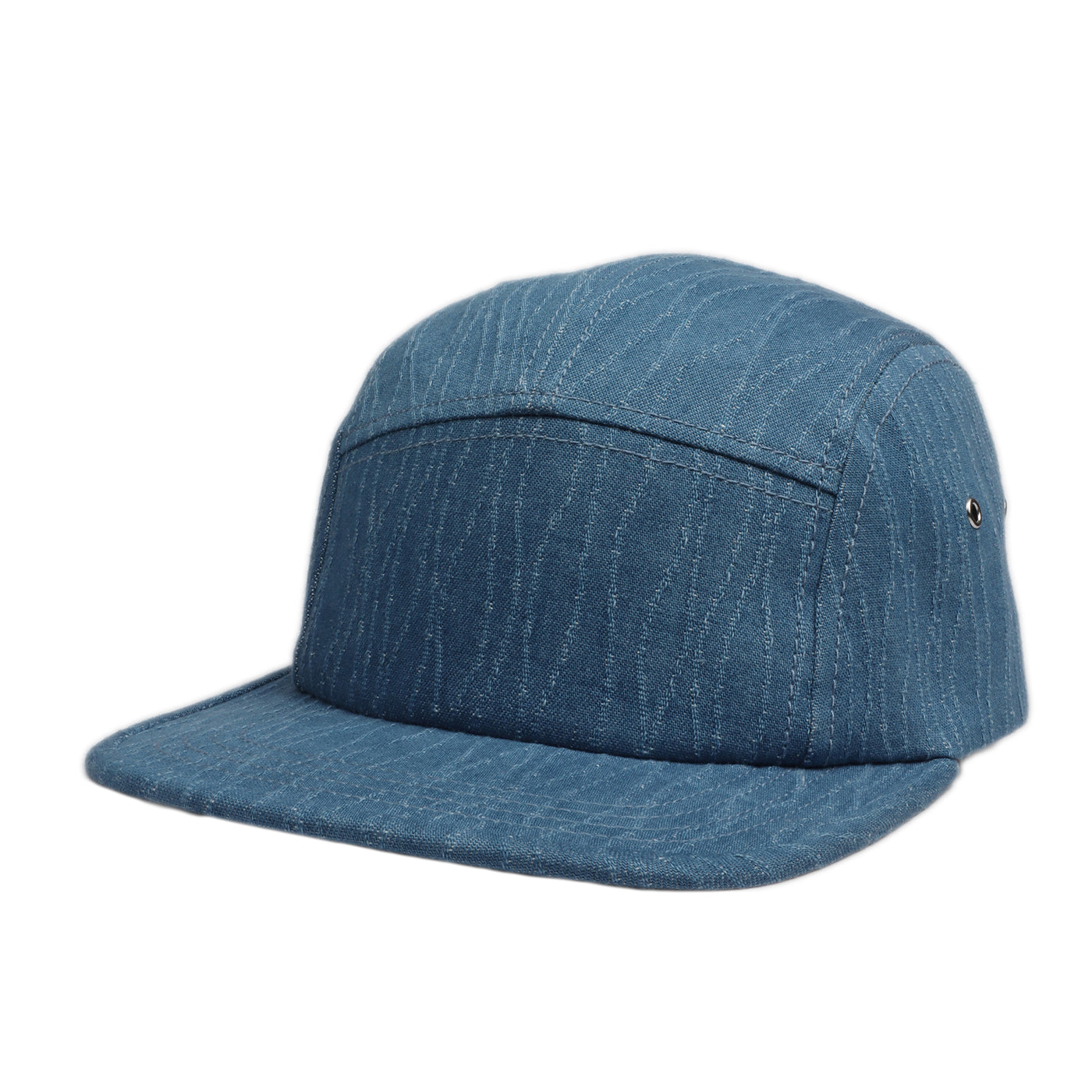 Hatphile Washed Denim 5 Panel Hat Camper Hat