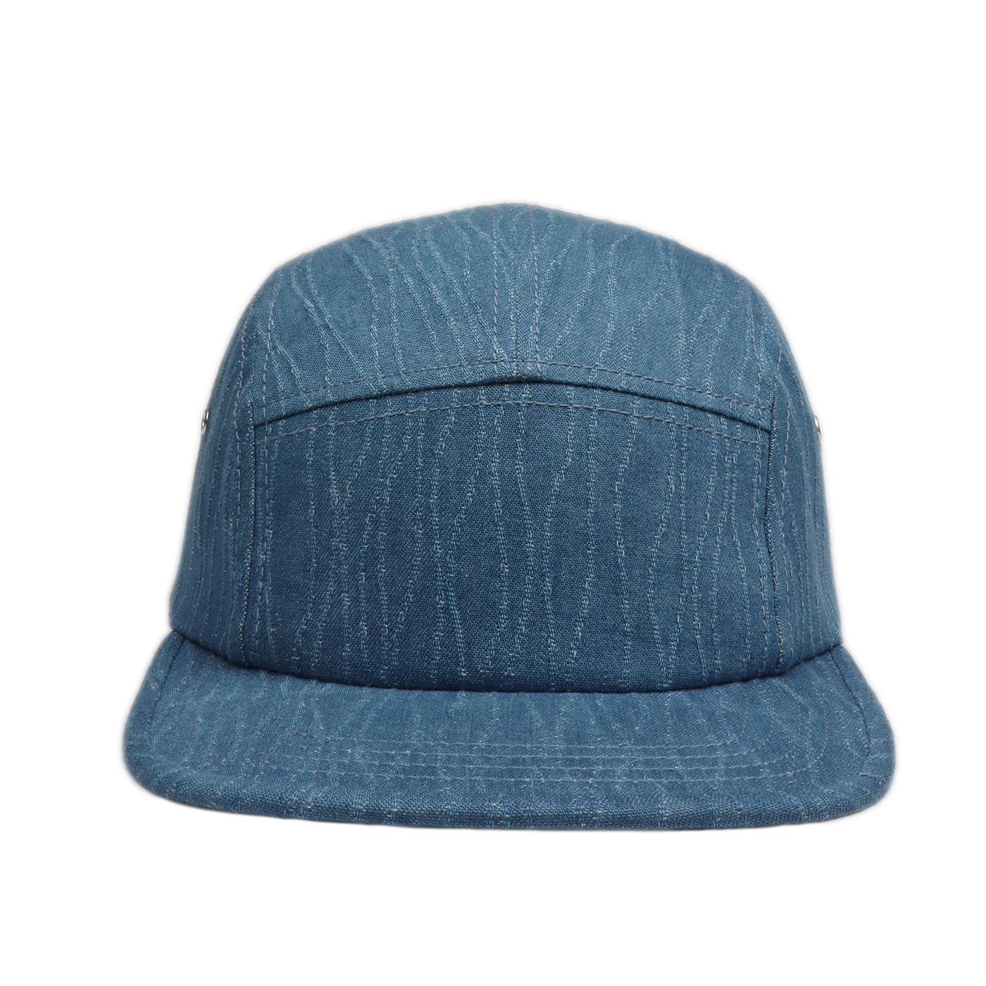 Hatphile Washed Denim 5 Panel Hat Camper Hat