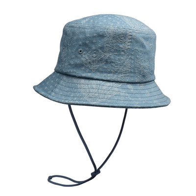 Hatphile Washed Denim Bucket Hats with Strings