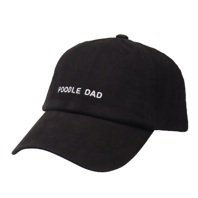 Hatphile Poodle Dad Soft Baseball Cap