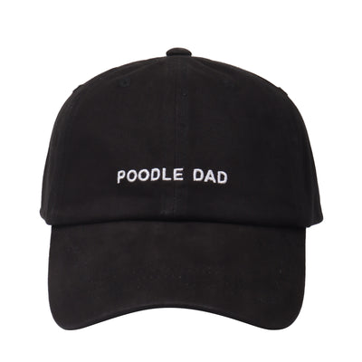 Hatphile Poodle Dad Soft Baseball Cap