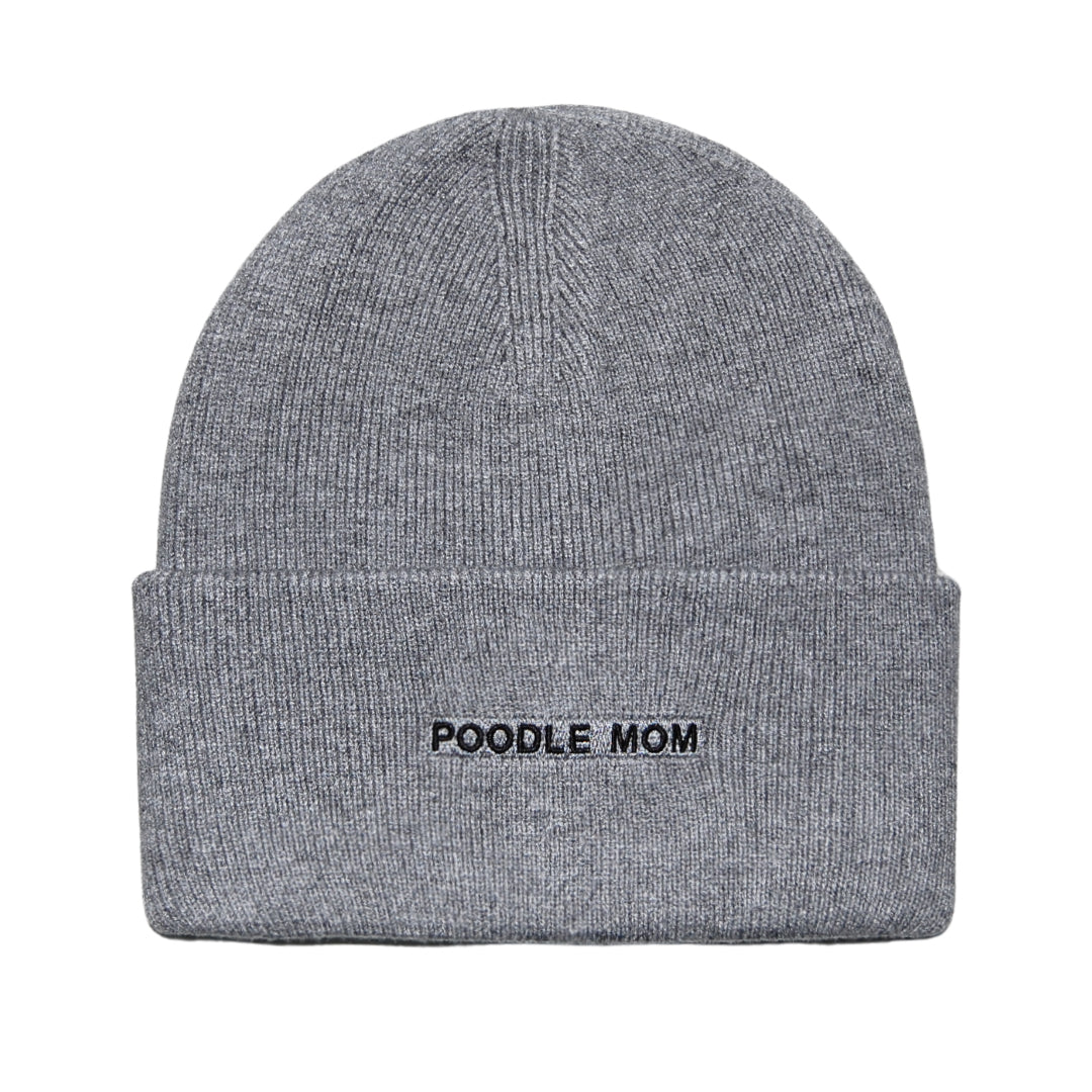 HatPhile Poodle Mom & Poodle Dad Embroidered Beanies – Celebrate Your Poodle Pride in Style