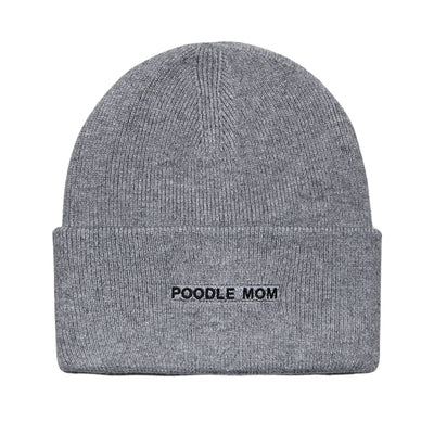 HatPhile Poodle Mom & Poodle Dad Embroidered Beanies – Celebrate Your Poodle Pride in Style