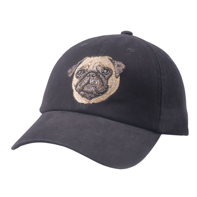 HatPhile Pug Dog Embroidery Soft Baseball Cap – Adjustable Unisex Cotton Hat