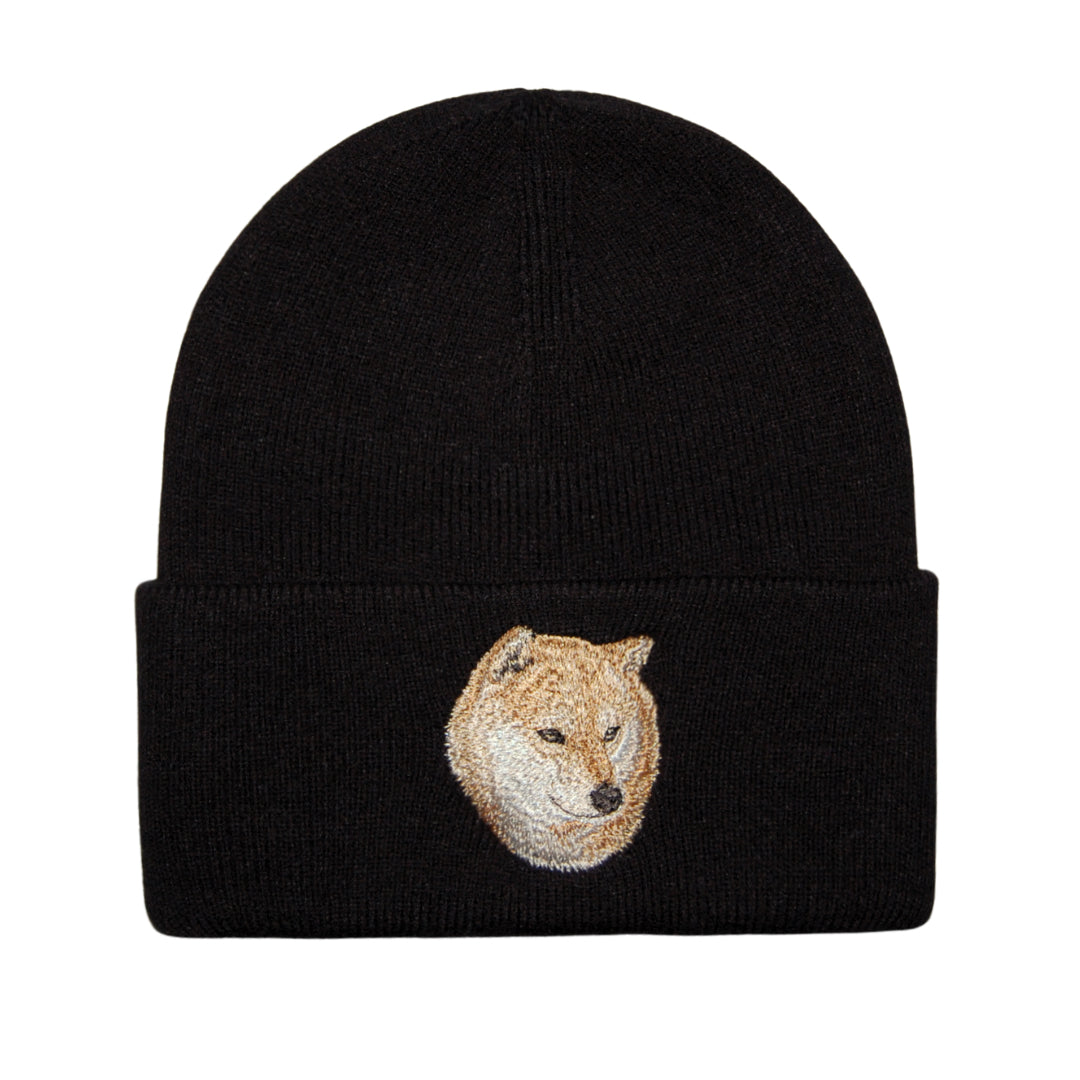 HatPhile Shiba Inu Embroidered Knit Soft Beanie